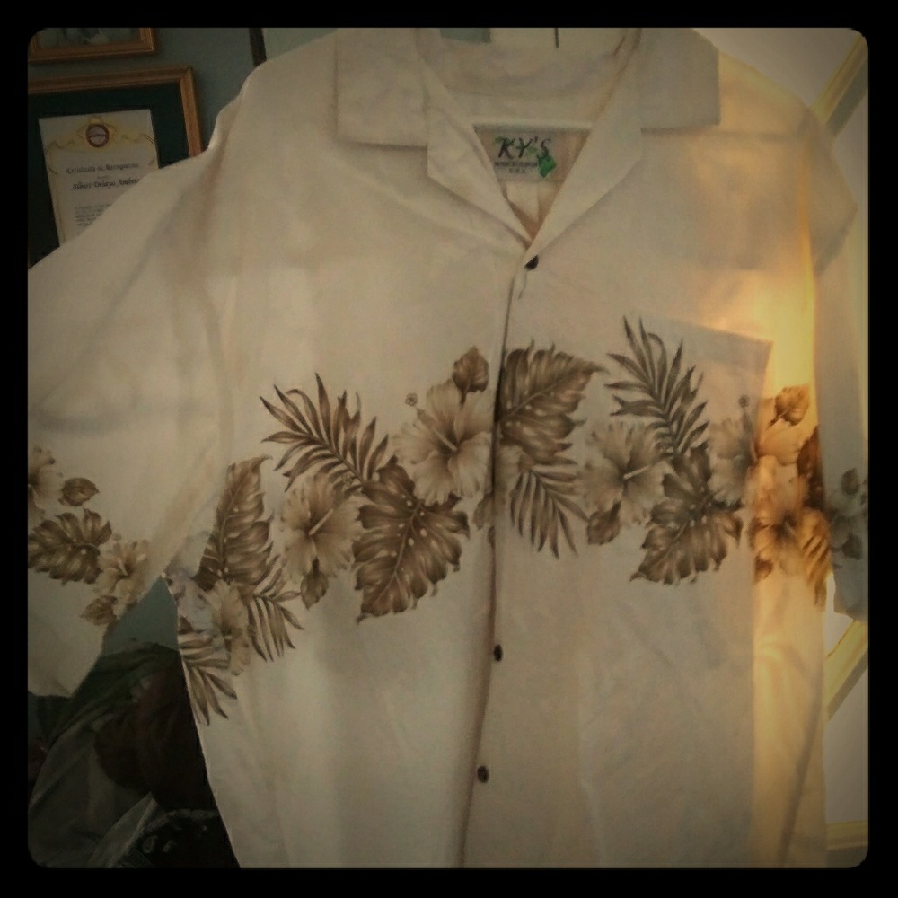 Mens 2xl original KY'S HAWAIIAN SHIRT